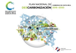 Plan Nacional de Descarbonización
